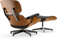 Top Black Grain Leather, Mid Century Chaise Lounge Chair an…