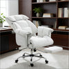 High-Back Reclining Desk Chair with Footrest