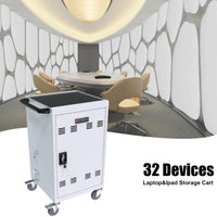 30+2 Bay Mobile School Charging Cart Station for Chromebook…
