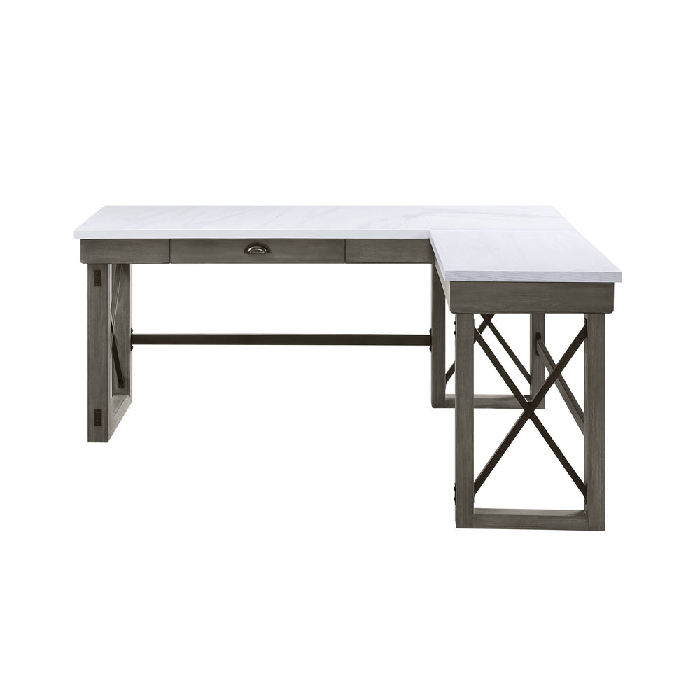 Lift-Top Sit-Stand Desk with USB Charging Port