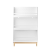Wall-Mounted Kids Bookshelf – Natural Wood