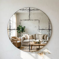 Round wall-mounted mirror Versatile Home Decor Ideal for be…