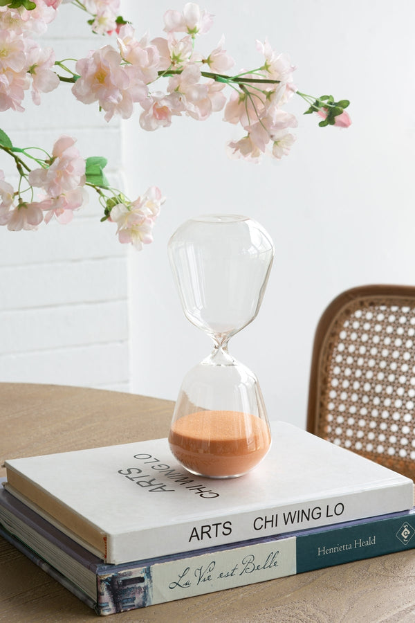3.3x3.3x8' Decorative 30-Minute Hourglass with Clear Contou…