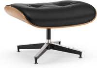 Top Black Grain Leather, Mid Century Chaise Lounge Chair an…