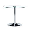Circular Glass Dining Table – Minimalist