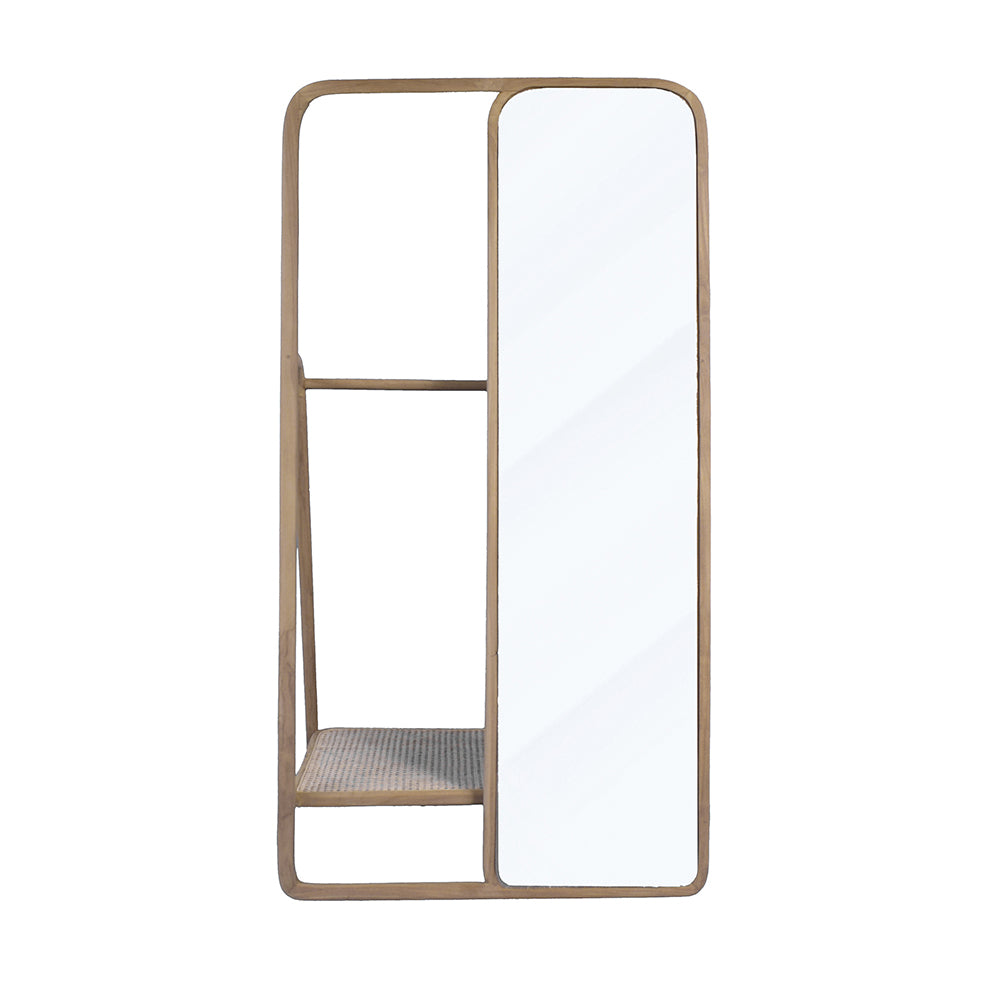 38 x23 x71.5' Clothes Hanger With Mirror,Large