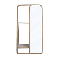 38 x23 x71.5' Clothes Hanger With Mirror,Large
