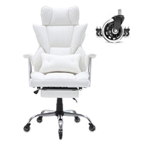 Heavy-Duty PU Leather Reclining Office Chair
