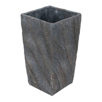 9.4x9.4x18.1' Cement Planter Large, Indoor Outdoor Garden F…