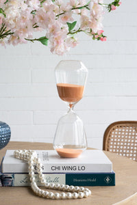 3.5x3.5x10' Decorative 45-Minute Hourglass with Clear Conto…