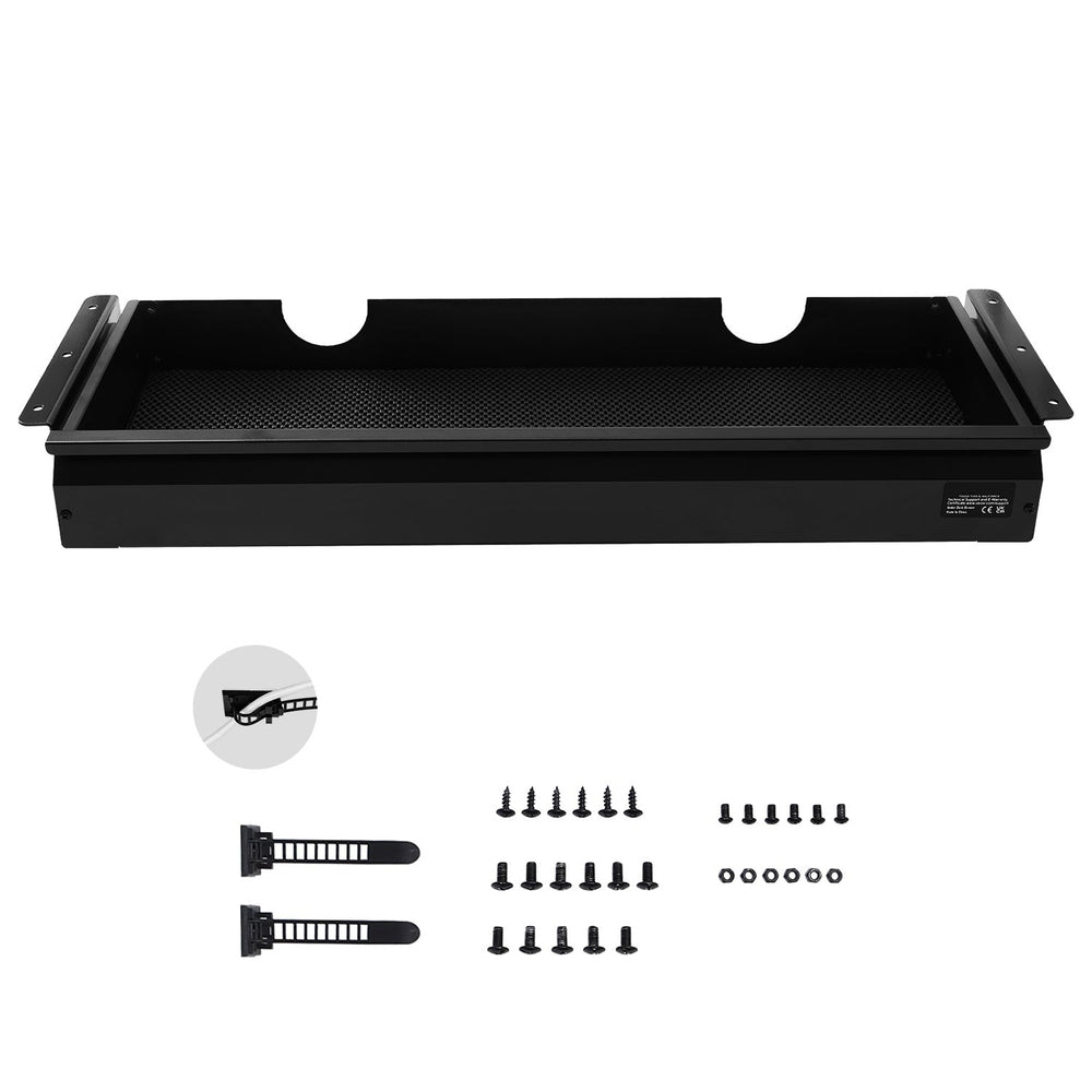 26" Under-Desk Slide-Out Drawer Organizer