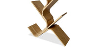 Modern Contemporary Shelf With Diagonal Open Space, Natural