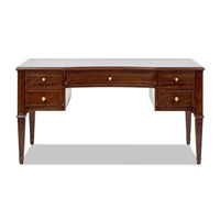 Dauphin Gold Accent 5-Drawer Executive Desk