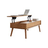 Solid Oak Elevating Coffee Table – Adjustable
