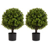 22" Artificial Boxwood Ball Topiary