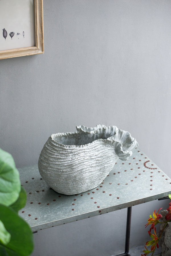 14.2x7.9x7.9' Cement Planter, Indoor Outdoor Garden Decor