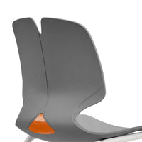Modern Stacked Office Chair Set with Ergonomic Design in Gr…
