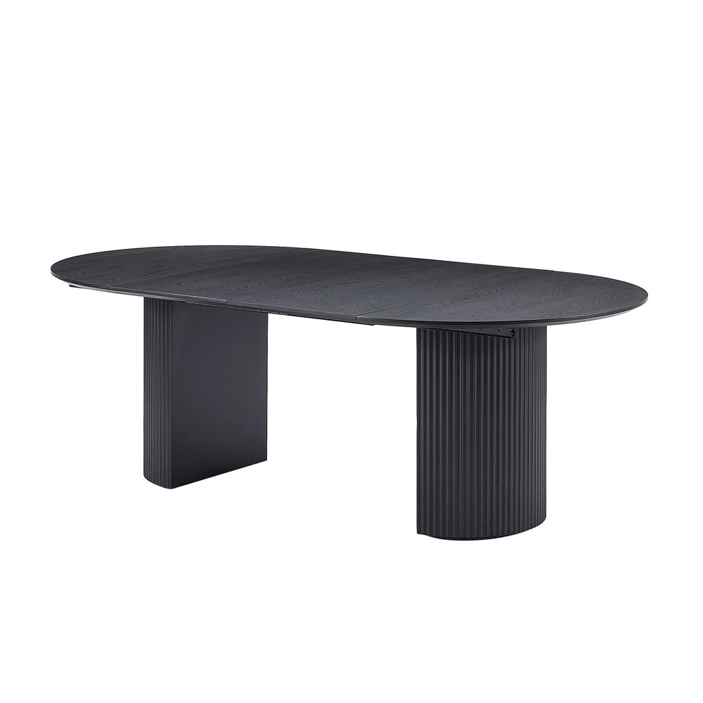 Expandable Dining Table,Solid Top Extending Table Modern Ki…