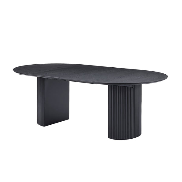 Expandable Dining Table,Solid Top Extending Table Modern Ki…
