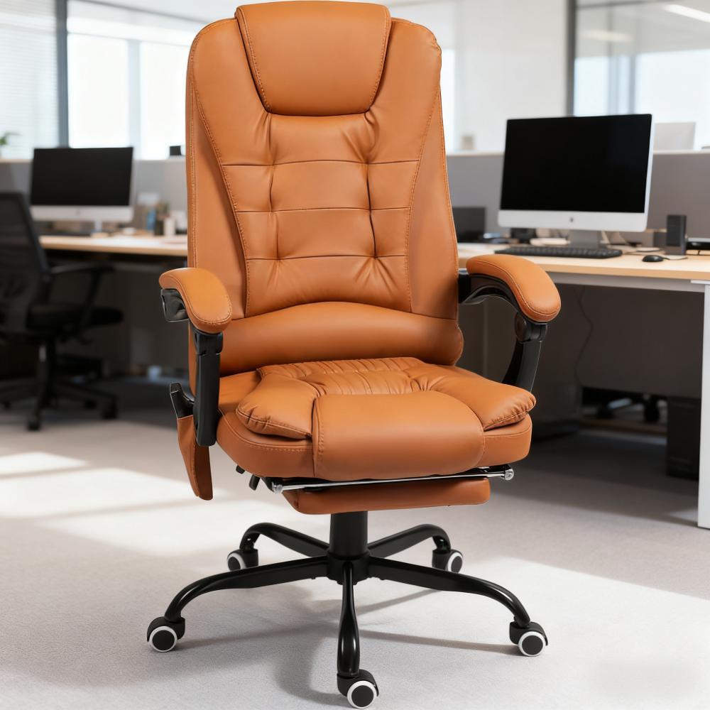 Vibrating Massage Office Chair,High Back Massaging Office D…
