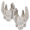 Accent Cement Hands Decor – Set of 2