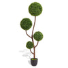 Triple Ball Topiary Tree – Artificial Boxwood