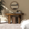 Jesse 55" Oval Computer Desk – Dark Brown