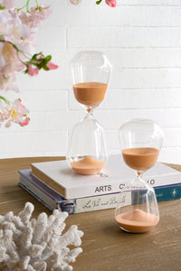 3.5x3.5x10' Decorative 45-Minute Hourglass with Clear Conto…