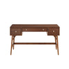 3-Drawer Writing Desk – Walnut Brown