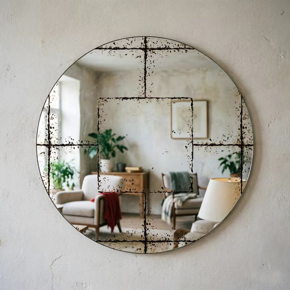 Round wall-mounted mirror Versatile Home Decor Ideal for be…