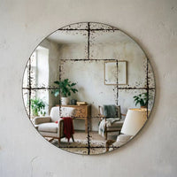 Round wall-mounted mirror Versatile Home Decor Ideal for be…