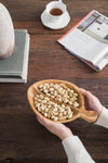 Teak Wood Decorative Bowl with Handle