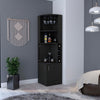 Bar Cabinet – 8 Wine Cubbies & Double Door