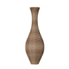 39" Artificial Rattan Floor Vase – Beige