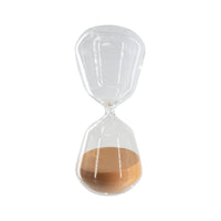 3.5x3.5x10' Decorative 45-Minute Hourglass with Clear Conto…