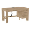 Modern Wood Writing Desk – Light Brown