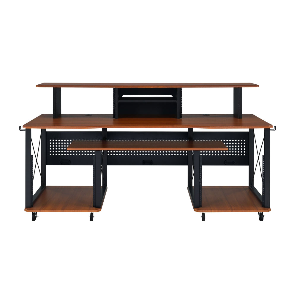 Megara Cherry & Black Finish Music Desk