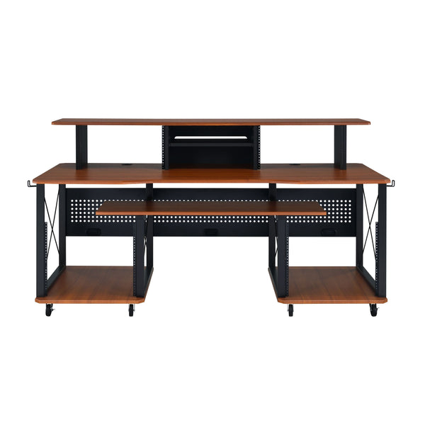 Megara Cherry & Black Finish Music Desk