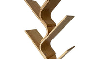 Modern Contemporary Shelf With Diagonal Open Space, Natural