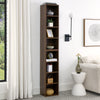 8-Tier Slim CD/DVD Media Tower with Lock