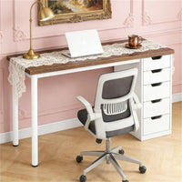 Computer desk with storage space, modern desk, writing desk…