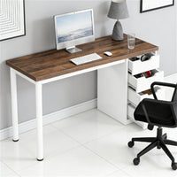 Computer desk with storage space, modern desk, writing desk…