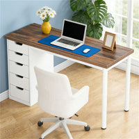 Computer desk with storage space, modern desk, writing desk…