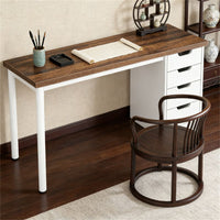 Computer desk with storage space, modern desk, writing desk…