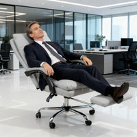 Heated Massage Office Chair with Footrest