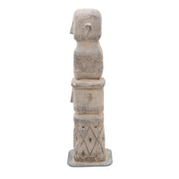 3.5x3.5x15.7' Ancient Tribe Decor, Indoor Outdoor Garden De…